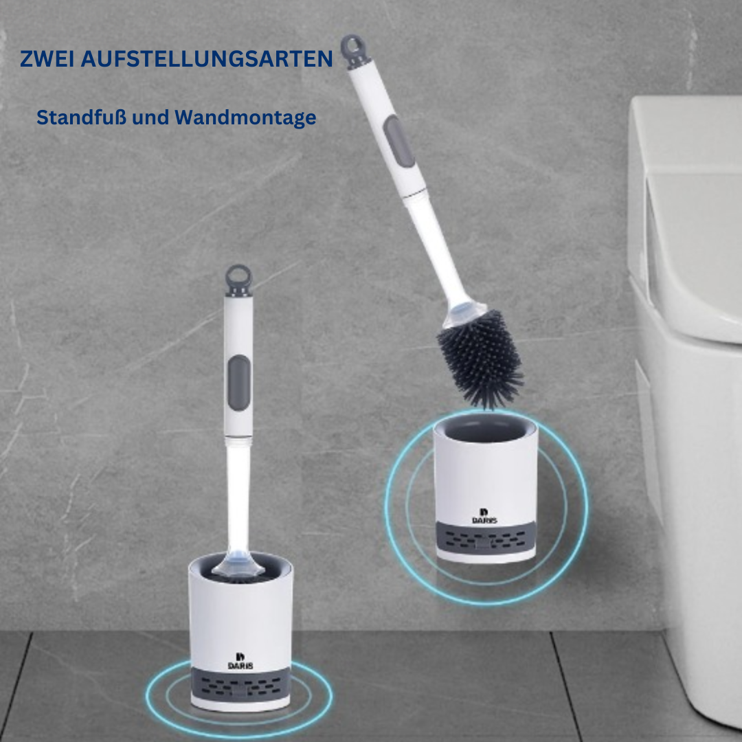CleanSplash | Praktische und Vielseitige Toilettenbürste mit Spender Decorique.de