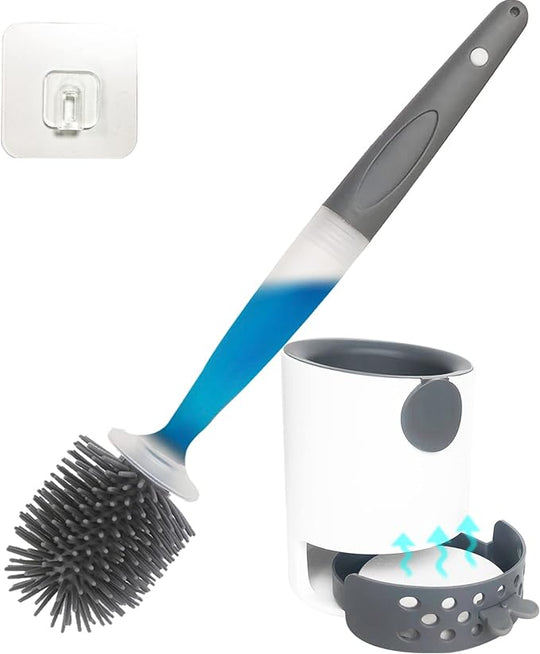 CleanSplash | Praktische und Vielseitige Toilettenbürste mit Spender Decorique.de