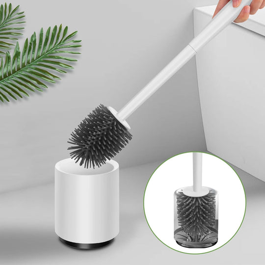 CleanSplash | Praktische und Vielseitige Toilettenbürste mit Spender Decorique.de