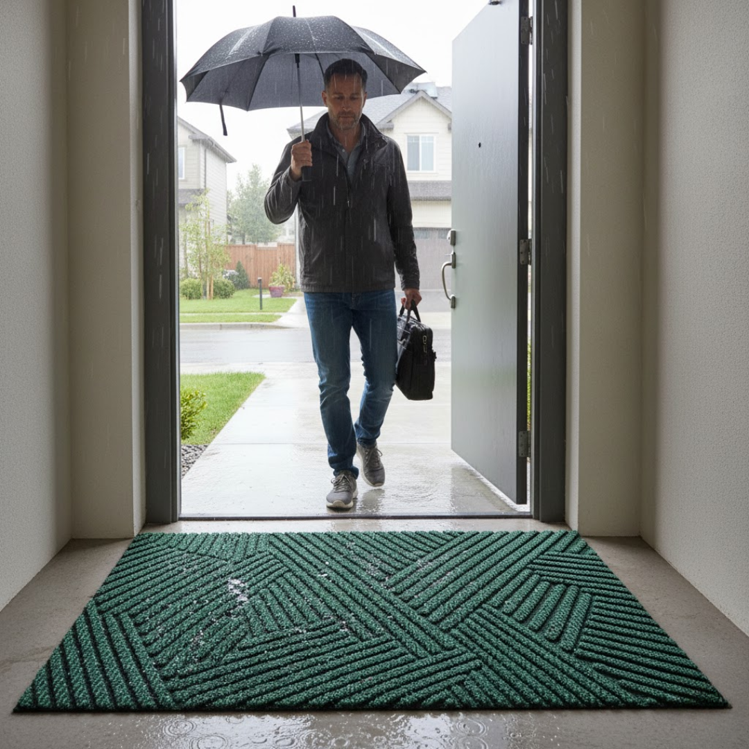 CleanStep | Dauerhaft Rutschfest Sandfänger Fußmatte Decorique.de