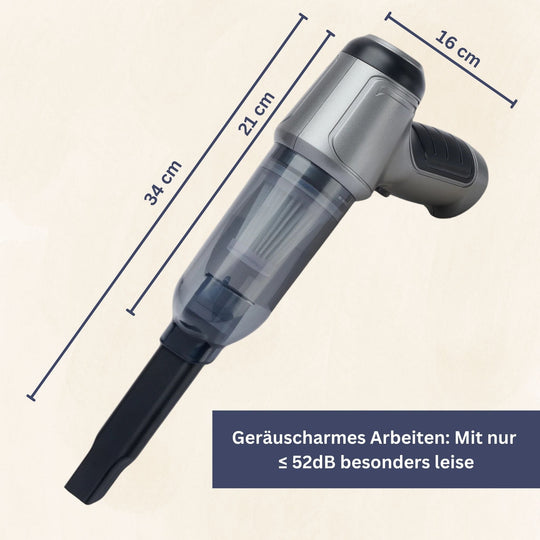 CleanVac | Leistungsstarker Kabelloser Handstaubsauger Decorique.de
