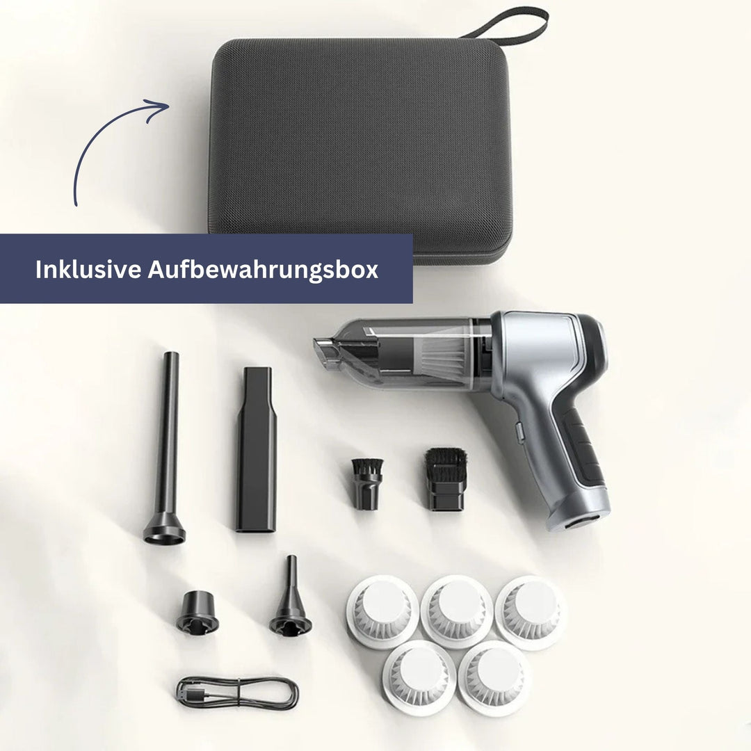 CleanVac | Leistungsstarker Kabelloser Handstaubsauger Decorique.de