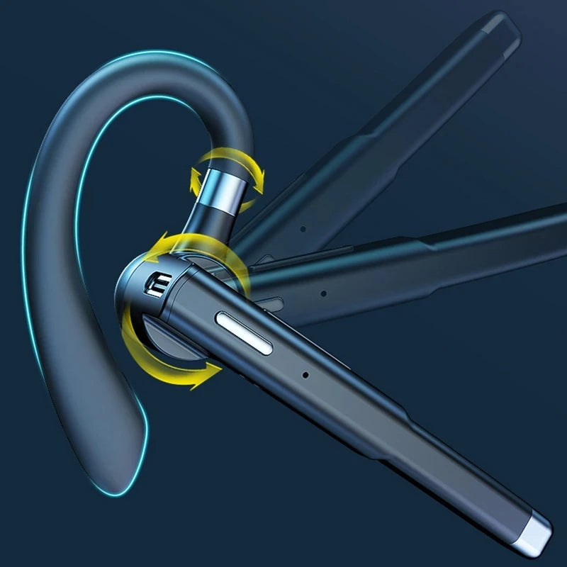 ClearCall | Trucker Dual-Mikrofon kabelloses Bluetooth 5.1 Rauschunterdrückendes Headset/Ohrhörer Decorique.de