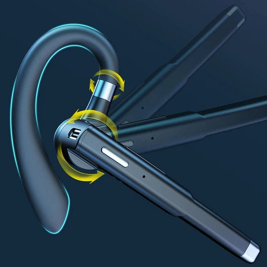 ClearCall | Trucker Dual-Mikrofon kabelloses Bluetooth 5.1 Rauschunterdrückendes Headset/Ohrhörer Decorique.de