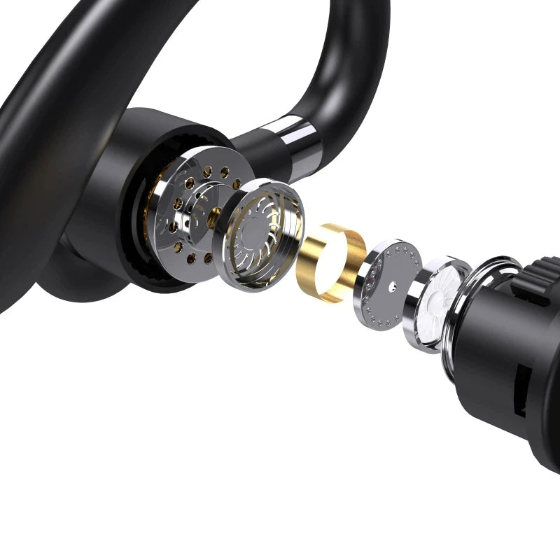 ClearCall | Trucker Dual-Mikrofon kabelloses Bluetooth 5.1 Rauschunterdrückendes Headset/Ohrhörer Decorique.de