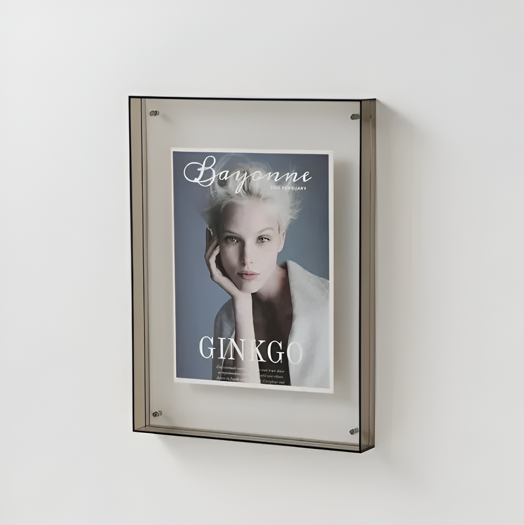 ClearFrame | Transparenter Acryl-Fotorahmen – Minimalistisches & Modernes Design Grau Decorique.de