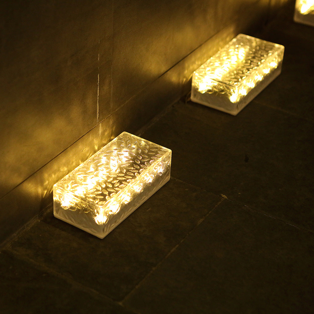 ClearRay | Rechteckige Solarleuchte aus Acryl für Außenbereiche Decorique.de