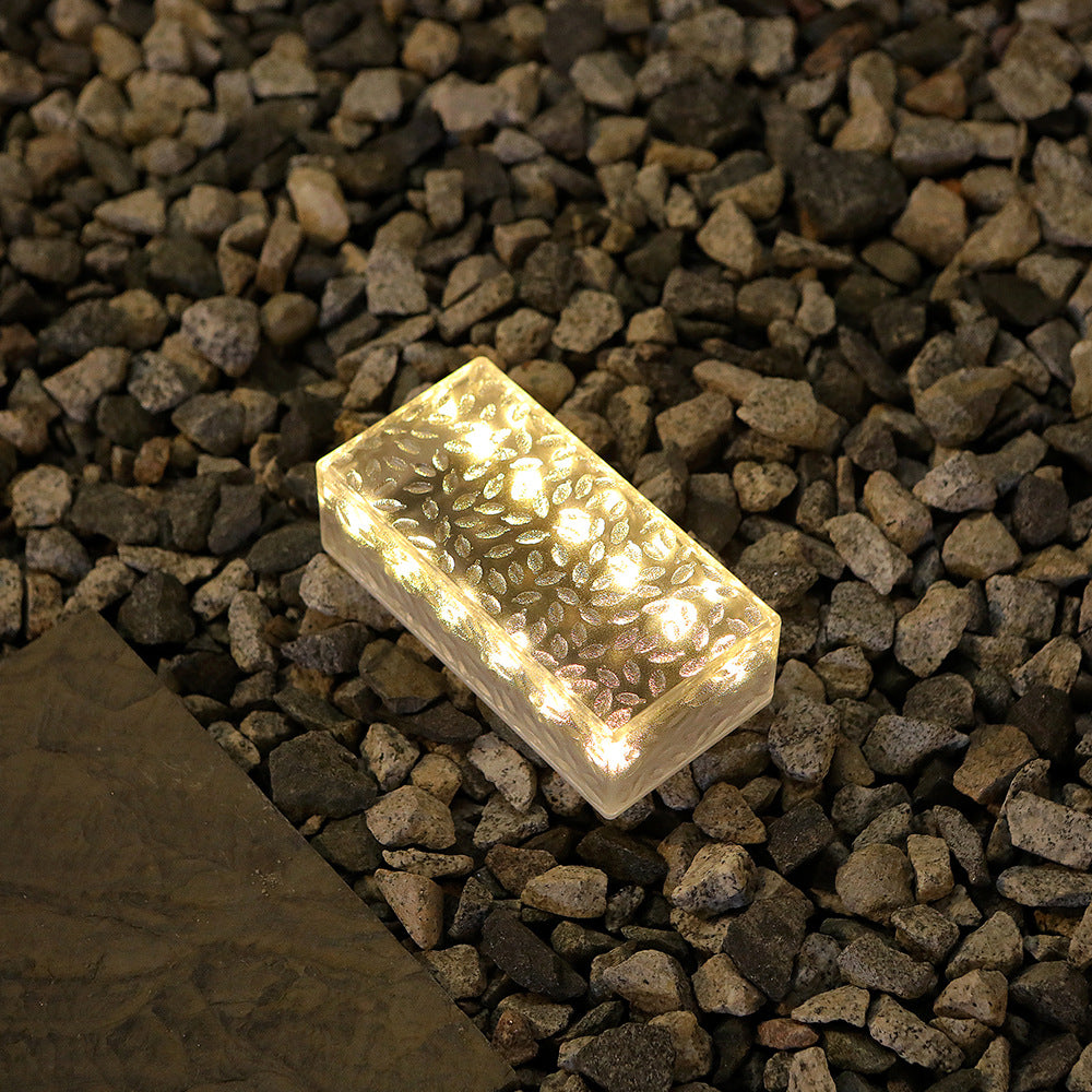 ClearRay | Rechteckige Solarleuchte aus Acryl für Außenbereiche Warmes Licht (3000K) 1.2V Decorique.de