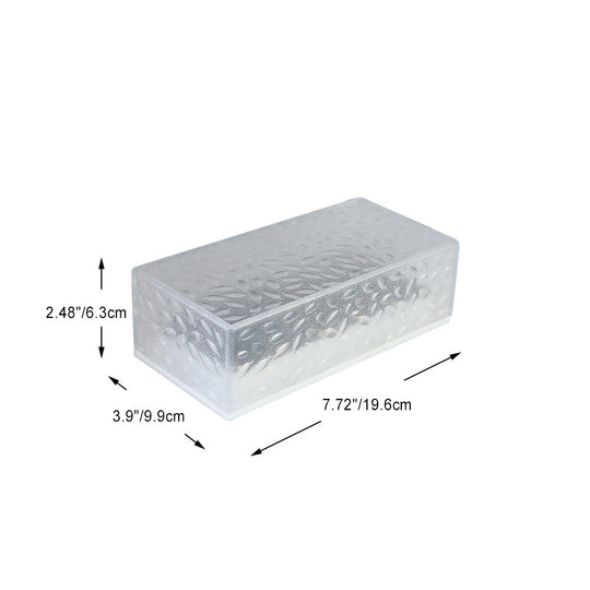 ClearRay | Rechteckige Solarleuchte aus Acryl für Außenbereiche Decorique.de