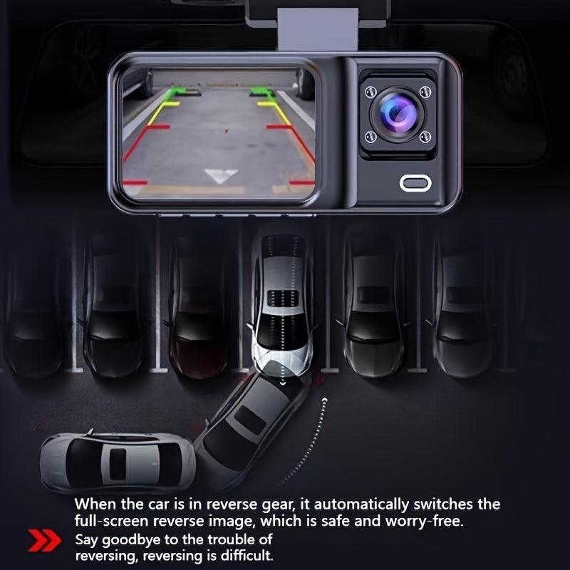 ClearRoad | 1080P Dash Cam – Vorderansicht, Rückansicht & Innenansicht Decorique.de