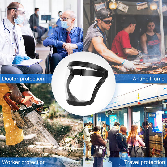 ClearShield | Hochwirksames Anti-Beschlag-Gesichtsschutzschild Decorique.de