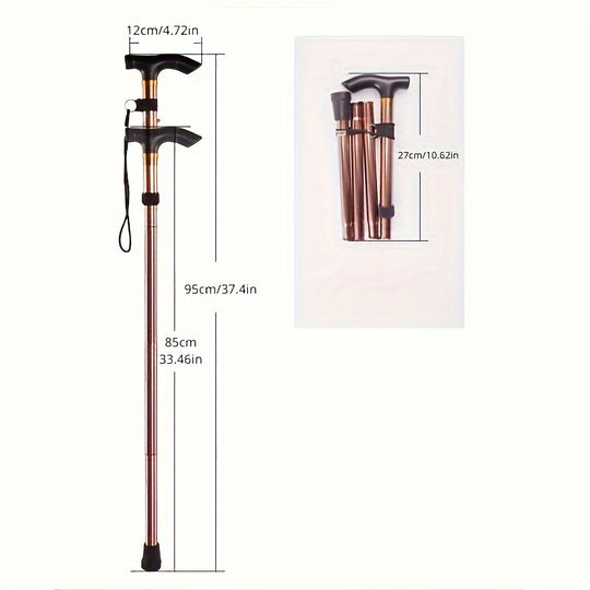 ClimbPro | Reise-Gehstock – Faltbar & rutschfester Griff Decorique.de