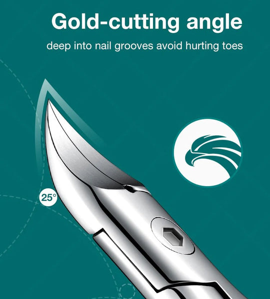 ClipEase | Zehennagelknipser mit gebogener Präzisionsklinge Decorique.de