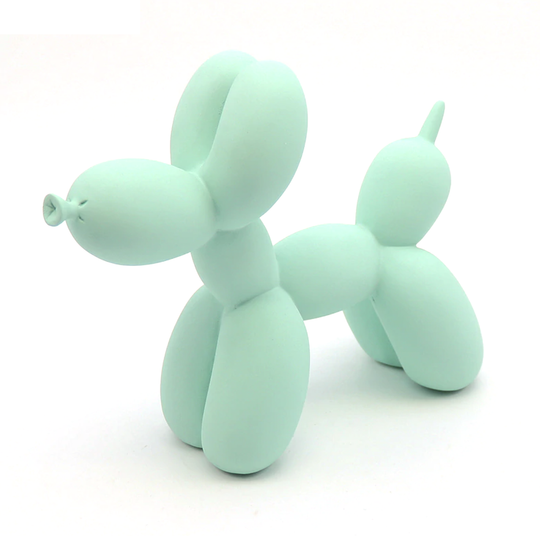 ColorBark | Lebendige Farbe Ballon Hundeskulptur Minze Decorique.de