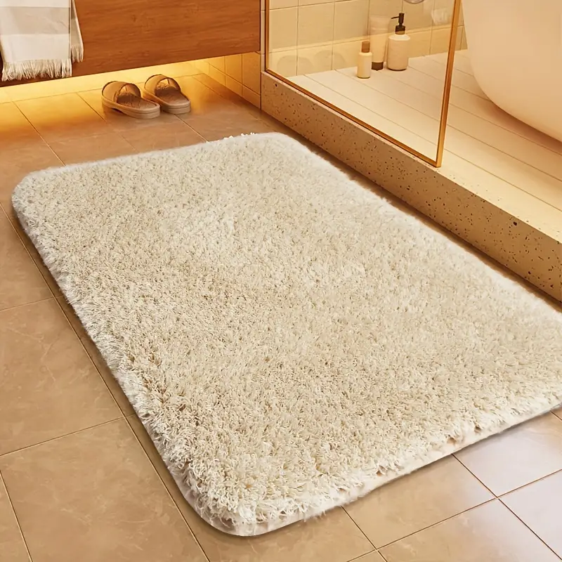 ComfyStep | Komfortable und rutschfeste Badematte Beige Decorique.de