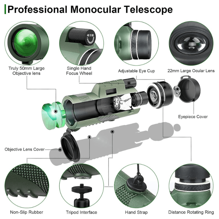 ClearSight | 600x Ultra-Zoom Monokular – Leicht, Kompakt & Wetterfest