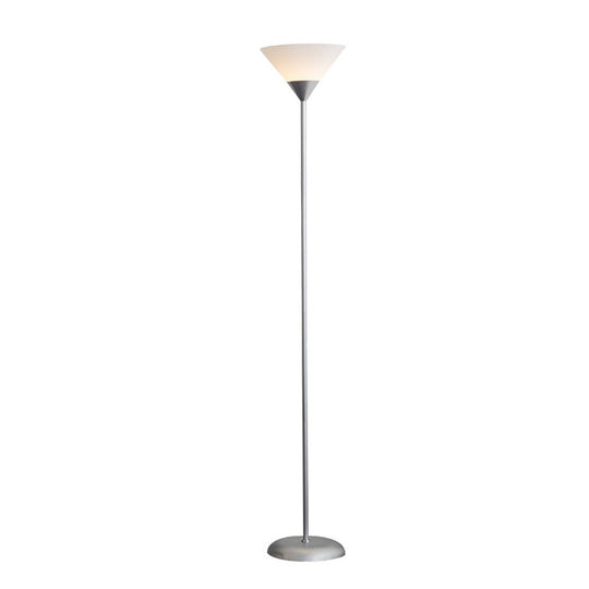 ConeLume | Kreative Minimalistische Kegel-Schirm 1-Licht Stehlampe Silber 230V Decorique.de