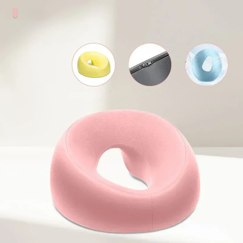 ContourRest | Ergonomisches Memory-Schaum-Kissen für Komfort im Schönheitssalon Rosa Decorique.de