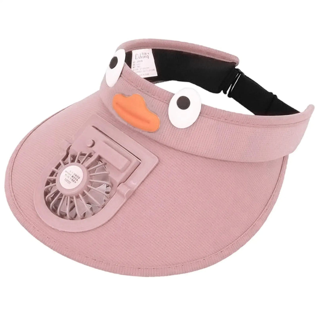CoolCap | Kinder-Sonnenvisierhut mit Kühllüfter Rosa Decorique.de