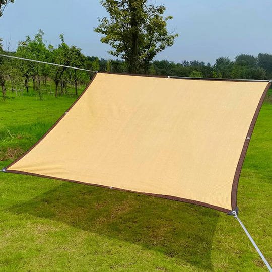 CoolCover | Elegantes Sonnenschutzsegel für Terrasse & Garten Beige Decorique.de