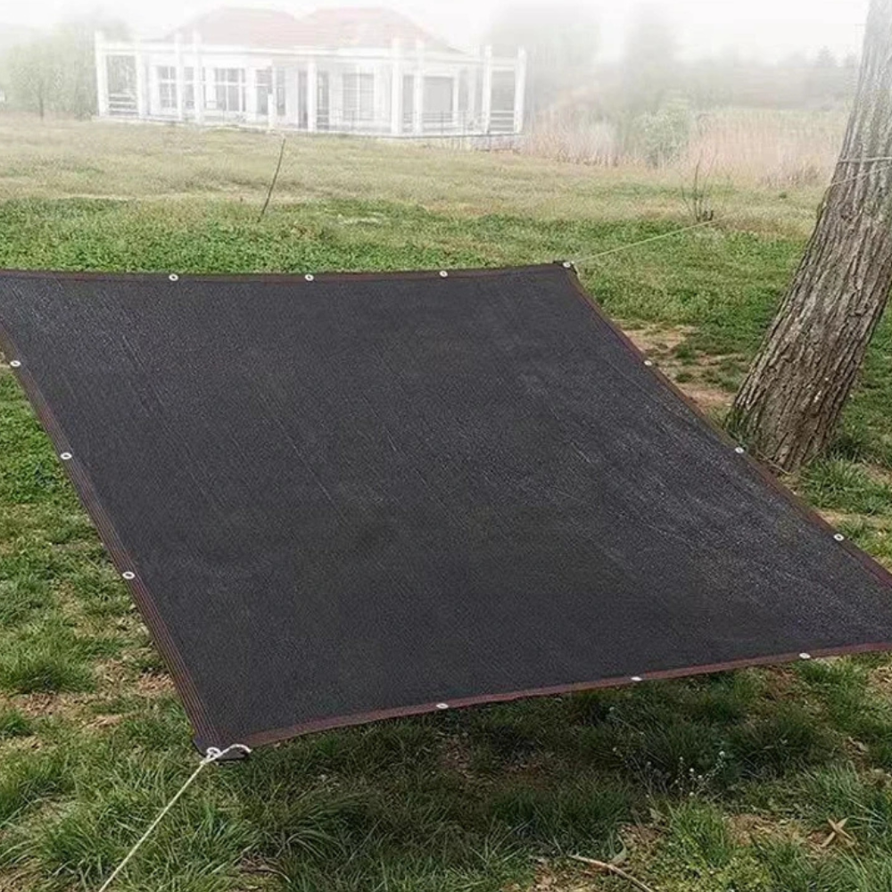 CoolCover | Elegantes Sonnenschutzsegel für Terrasse & Garten Schwarz Decorique.de