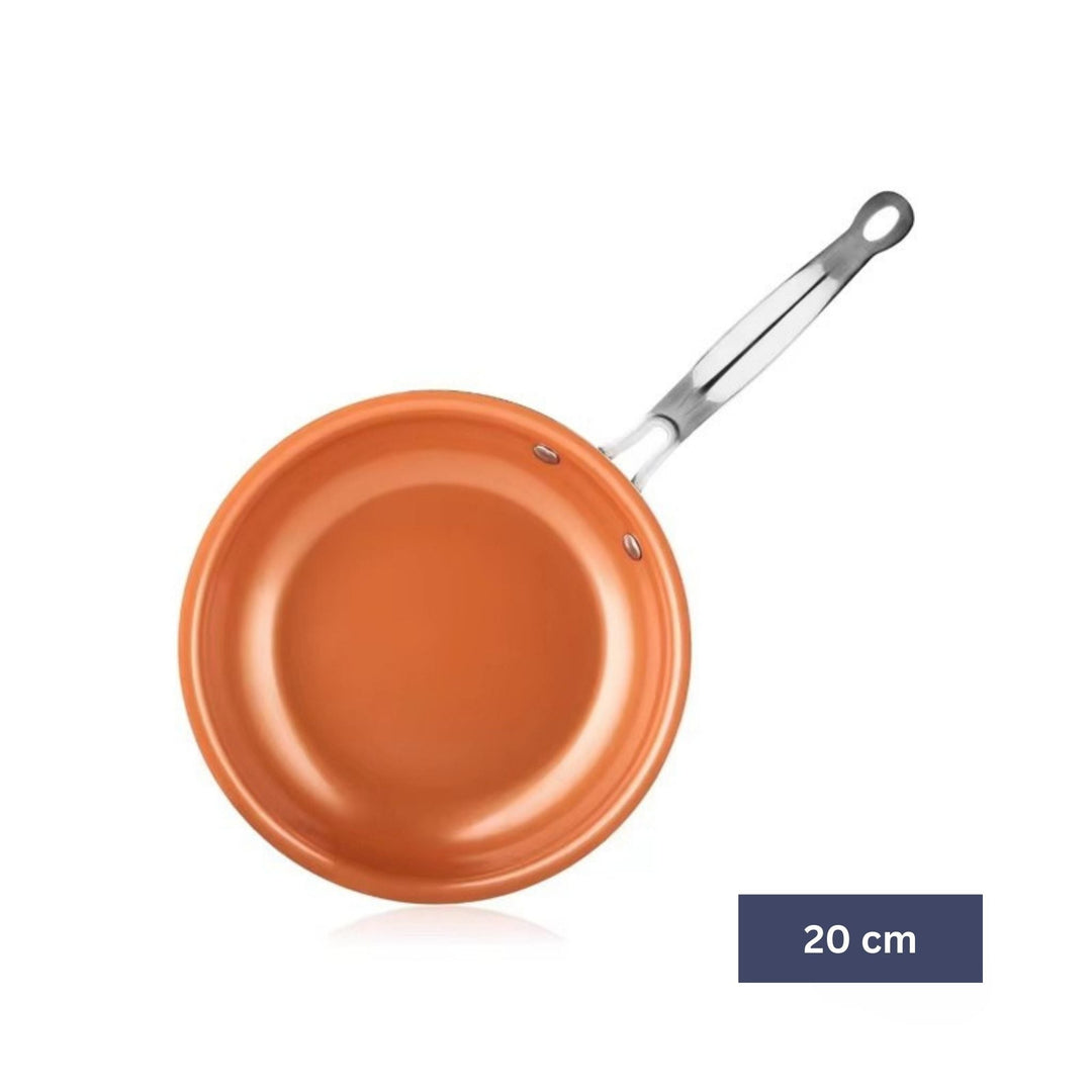 CopperChef | Deluxe Kupferpfanne für präzises Kochen 20 cm Decorique.de