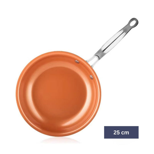 CopperChef | Deluxe Kupferpfanne für präzises Kochen 25 cm Decorique.de