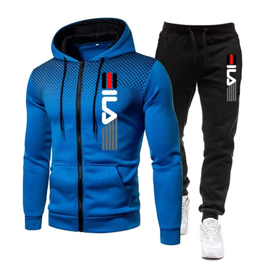Corvin | Herren Trainingsanzug – Leistung & Komfort Blau Decorique.de