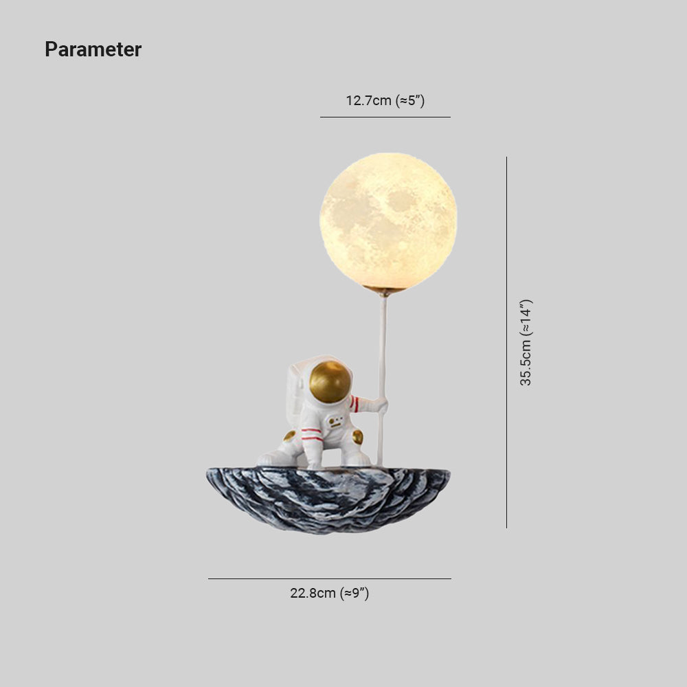 CosmicGlow | Weltraum-Thema Wandleuchte Decorique.de