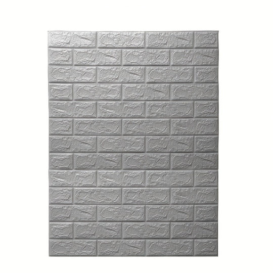 CozyWall | 3D Wandpanel – Stoßdämpfend, abwischbar & zuschneidbar Grau Decorique.de