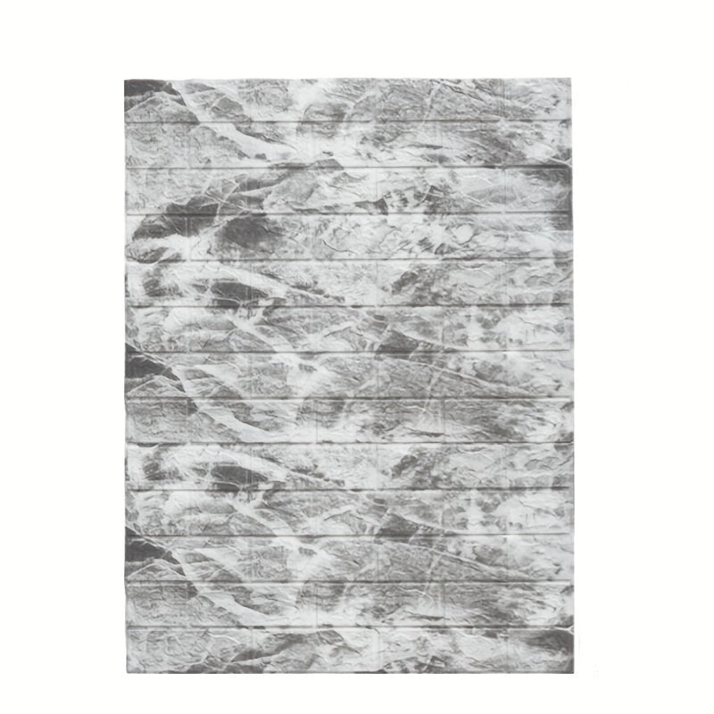 CozyWall | 3D Wandpanel – Stoßdämpfend, abwischbar & zuschneidbar Marmor Schwarz und Weiß Decorique.de