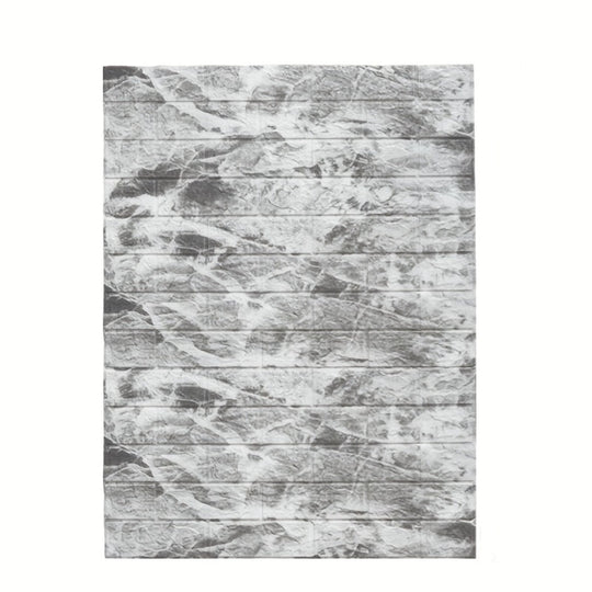 CozyWall | 3D Wandpanel – Stoßdämpfend, abwischbar & zuschneidbar Marmor Schwarz und Weiß Decorique.de