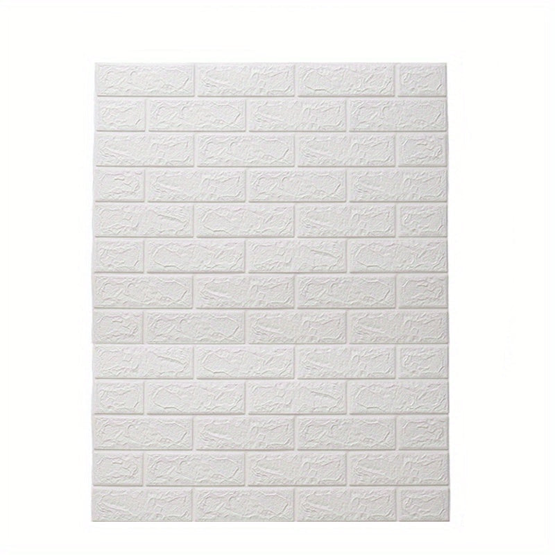 CozyWall | 3D Wandpanel – Stoßdämpfend, abwischbar & zuschneidbar Weiß Decorique.de