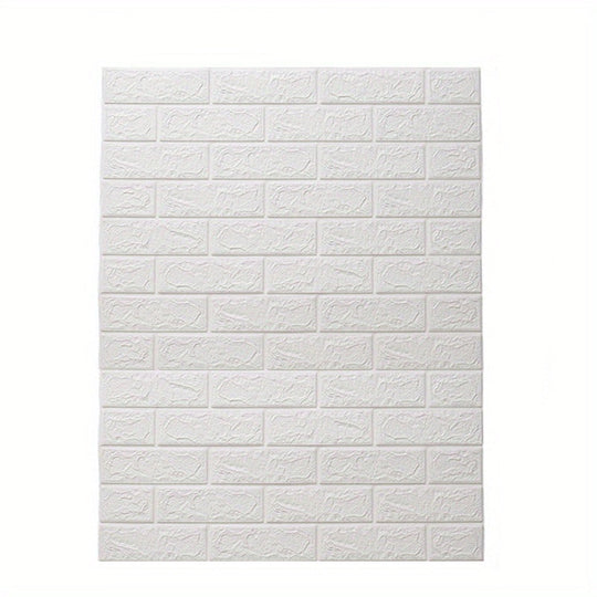 CozyWall | 3D Wandpanel – Stoßdämpfend, abwischbar & zuschneidbar Weiß Decorique.de