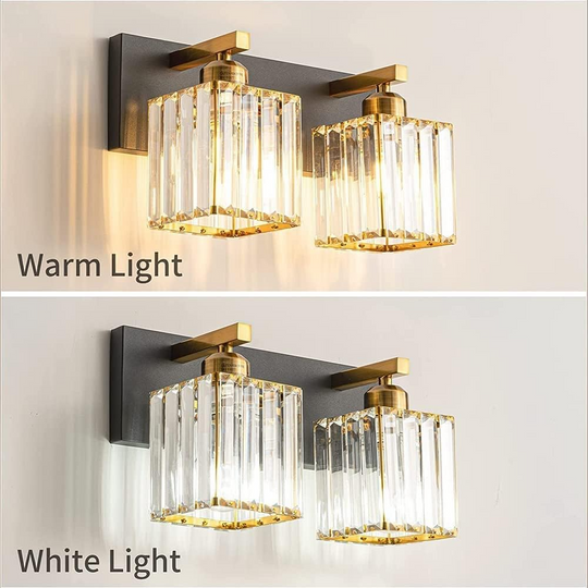 CrystalCube | Luxuriöse Kristall-Wandleuchte Decorique.de