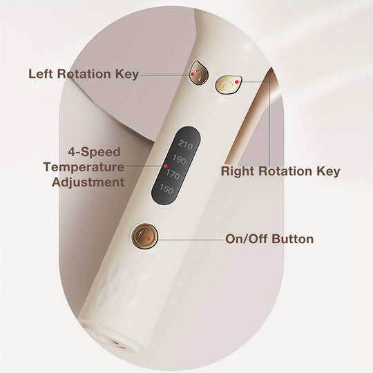 CurlFlow | Automatik-Lockenstab – Netzbetrieb & gleichmäßige Wärme Decorique.de