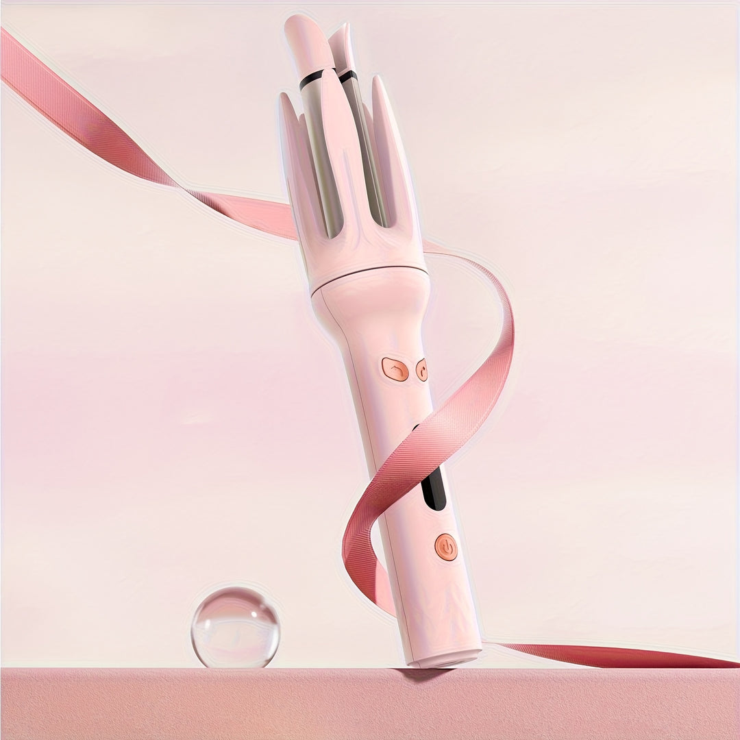 CurlGoddess | Automatischer Lockenstab mit 4 Temperaturstufen Rosa Decorique.de