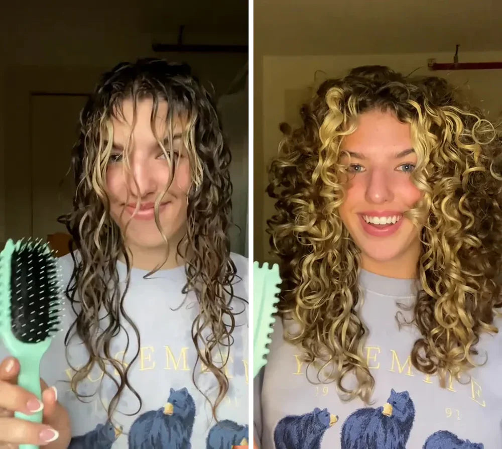 Waveon | Anti-Frizz Lockenstyling-Bürste mit Präzision