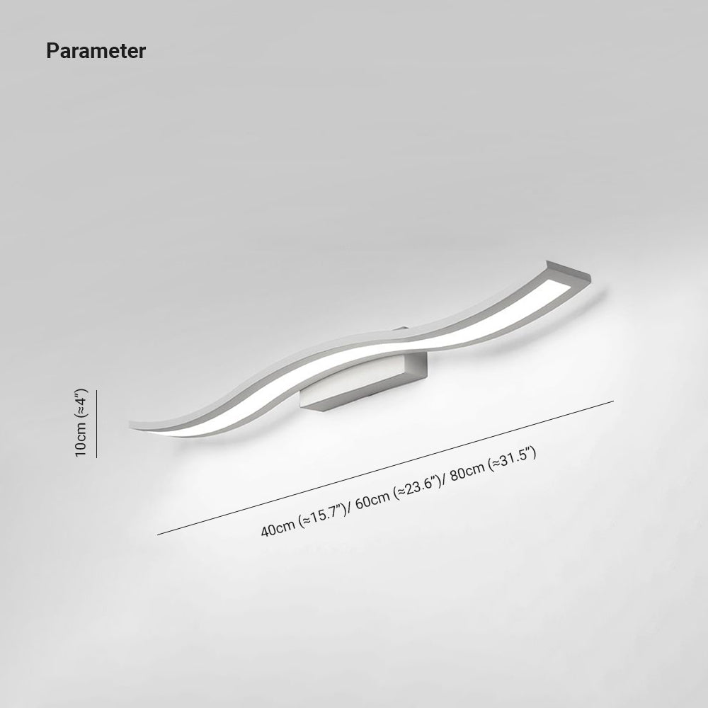 CurveGlow | Modern Wave Wandleuchte Decorique.de