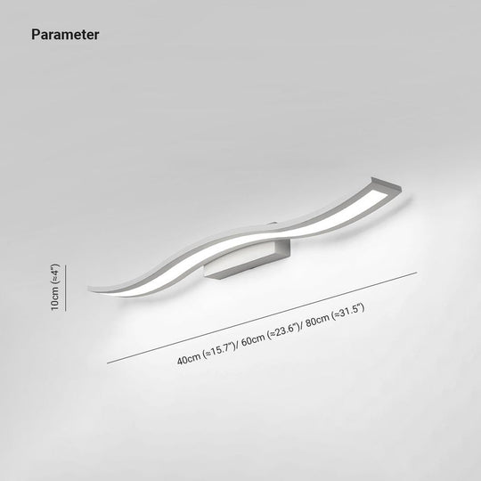 CurveGlow | Modern Wave Wandleuchte Decorique.de