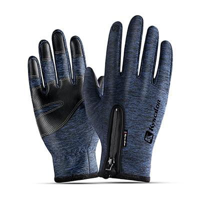 CycleGuard | Premium Wasserdichte Fahrrad-Handschuhe Blau Decorique.de