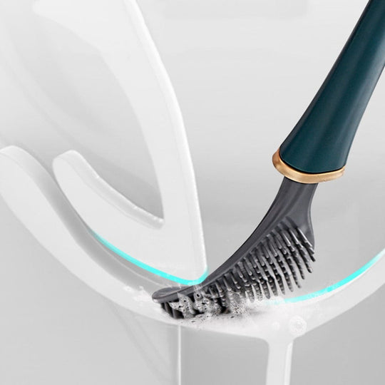 PureBrush | Elegante WC-Bürste mit antibakteriellem Silikonkopf