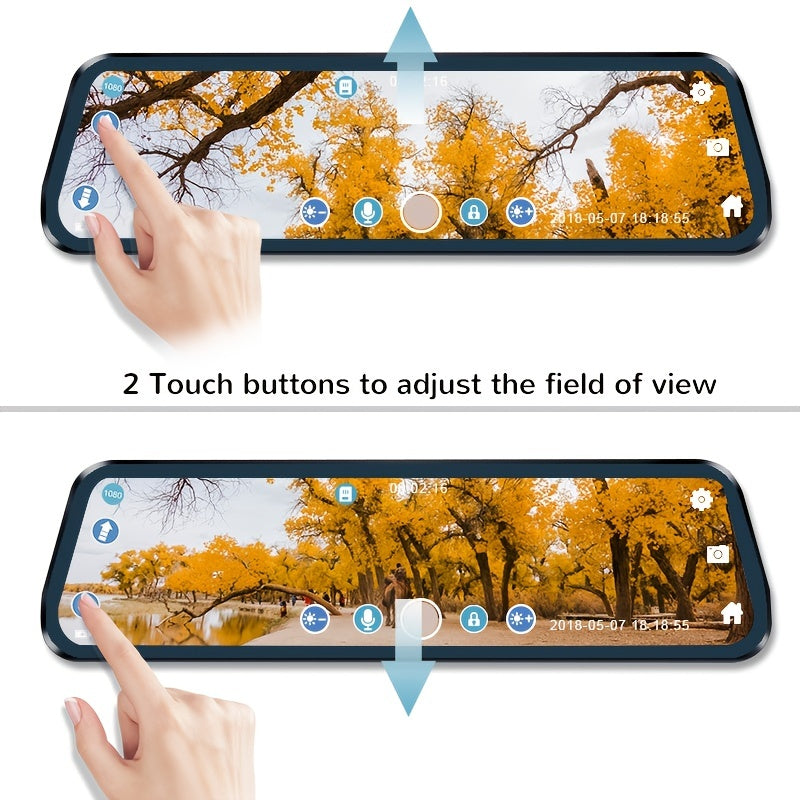 ClearPath | Dual Dashcam – 1080P Front & 720P Heck, Touchscreen