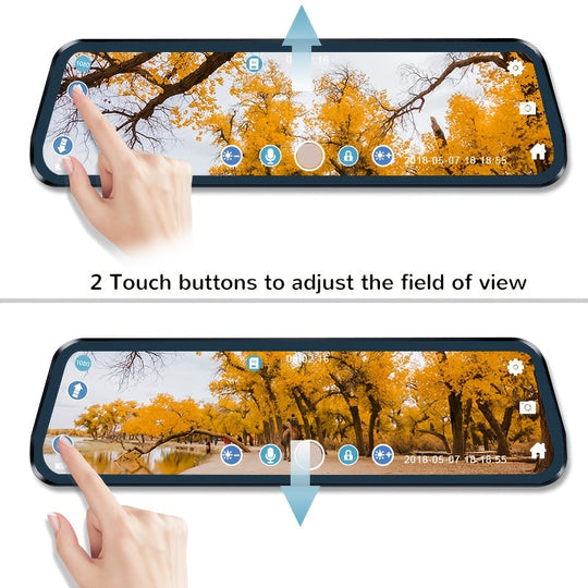 ClearPath | Dual Dashcam – 1080P Front & 720P Heck, Touchscreen