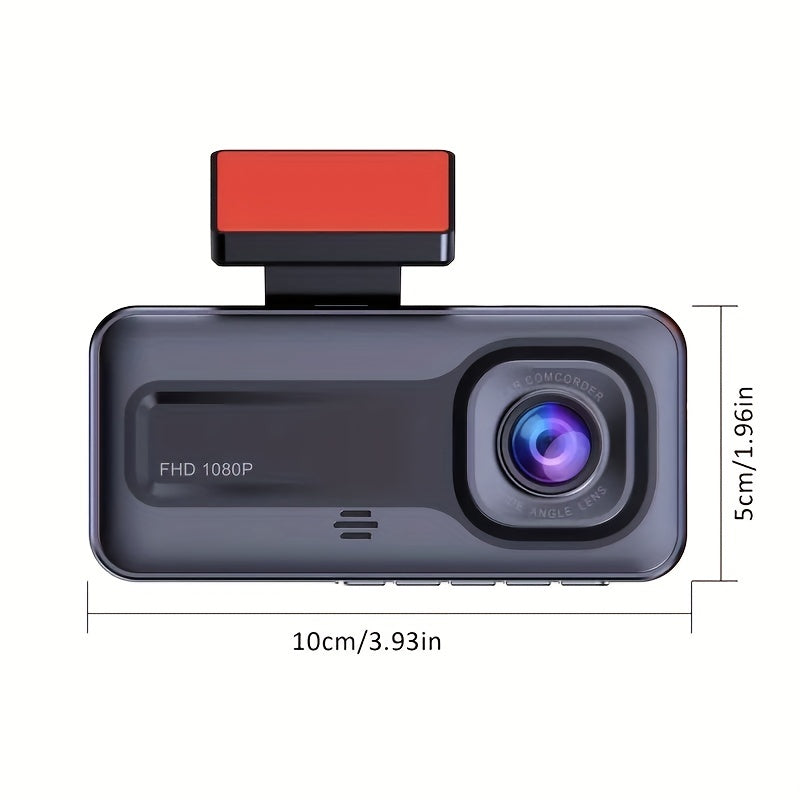 TriCam | 1080P Dash Cam – Front-, Kabinen- & Rückaufzeichnung