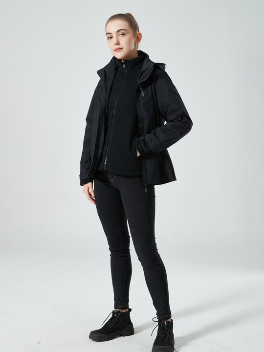 Darryl | 3-in-1 Damen-Winterjacke – Winddicht & Wasserabweisend Decorique.de