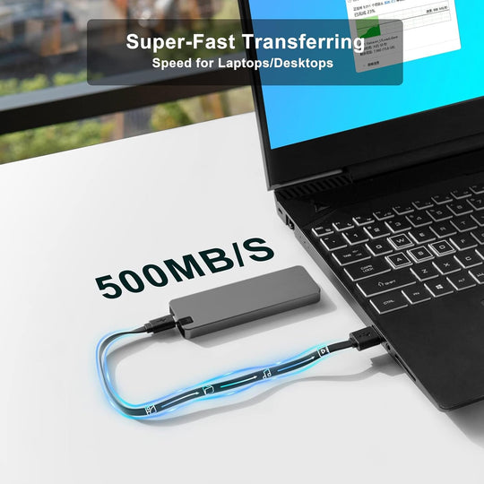 DataVault | Tragbare SSD – Stoßfest & Blitzschnelle Übertragung Decorique.de