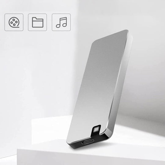 DataVault | Tragbare SSD – Stoßfest & Blitzschnelle Übertragung Grau Decorique.de