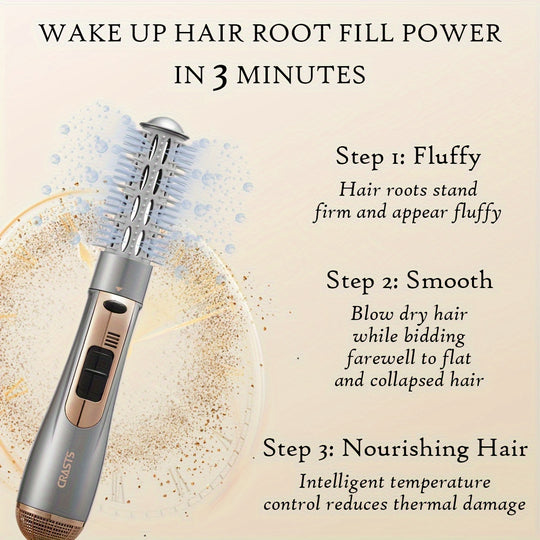 StyleComb | 2-in-1 Föhn- & Glättbürste mit Lockenfunktion