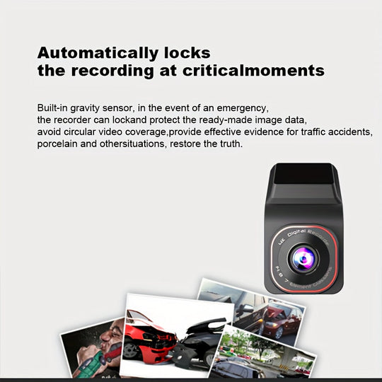 NightEye | Full HD Auto-Dashcam – Mini LCD & Schleifenaufnahme